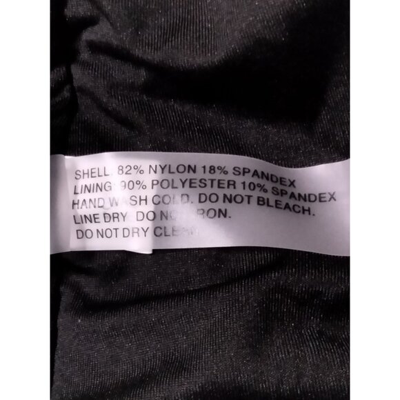 Two Piece V-Neck Tummy Control High Waisted Swimsuit Bikini Set Size16W - Picture 12 of 13